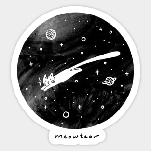 Meowteor Sticker